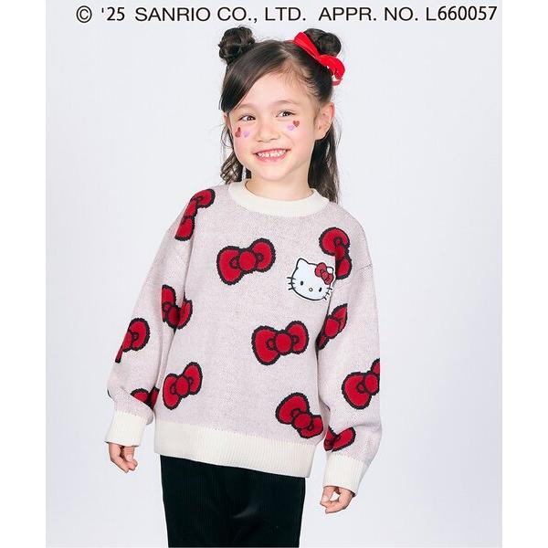 ZOZO問い合わせ番号:101200470ショップ:F.O.Online Store，エフオーオンラインストアブランド:sanrio，サンリオ，apres les cours，アプレレクール商品名:「ハローキティ」リボンジャカードニットカテ...