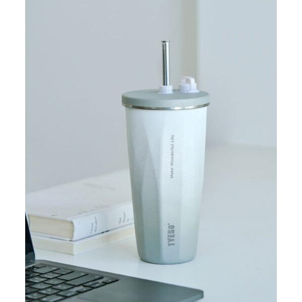 ZOZO問い合わせ番号:101201075ショップ:BIRTHDAY BAR，バースデイバーブランド:BIRTHDAY BAR，バースデイバー，Actually，アクチュアリー商品名:≪ストロー内臓式≫【TYESO タイソ】ストロータンブラ...