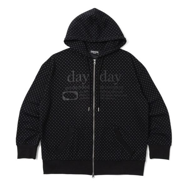 パーカー カテゴリーロゴダブルジップフーディー レディース