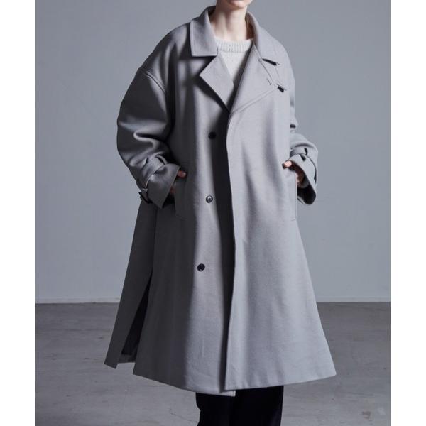 「Loose/ルース」 ステンカラーコート X-SMALL グレー系その他 メンズ
