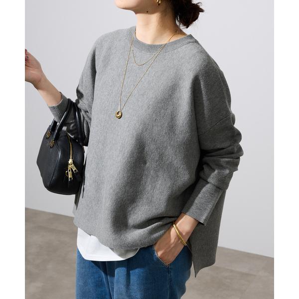 ZOZO問い合わせ番号:101242509ショップ:IENA，イエナブランド:SLOBE IENA，スローブイエナ商品名:《セットアップ対応可/WEB限定/追加3》コットンダブルフェイスプルオーバーカテゴリ:トップス>ニット/セーター...