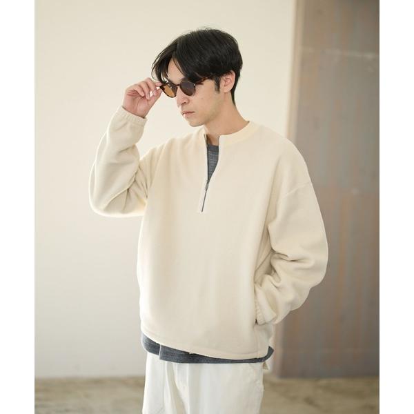 『タイムセール実施中』ZOZO問い合わせ番号:101274639ショップ:BAYFLOW，ベイフローブランド:BAYFLOW，ベイフロー商品名:フリースハーフZIPプルオーバーカテゴリ:トップス>ニット/セーターブランド品番:6002...