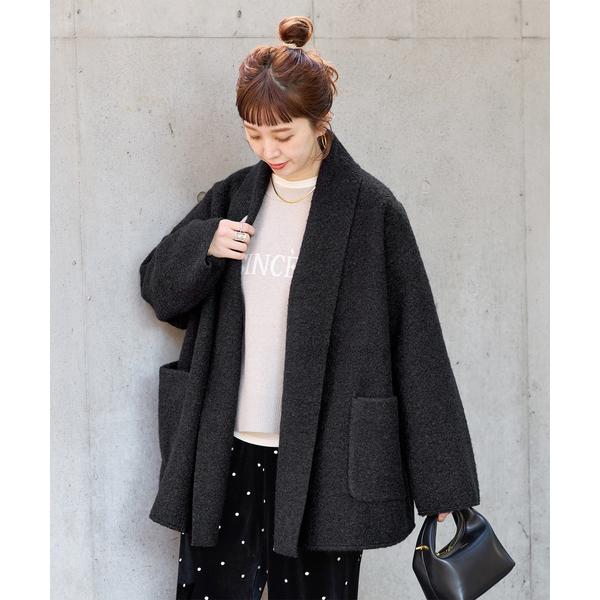 ZOZO問い合わせ番号:101274657ショップ:JOINT WORKS，ジョイントワークスブランド:B.C STOCK，ベーセーストック，Simplicite，サンプリシテ商品名:《追加》ブークレージャージ着流しコートカテゴリ:ジャケッ...