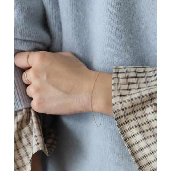 ブレスレット SLOBE ペタルチェーンブレスレット K10 レディース