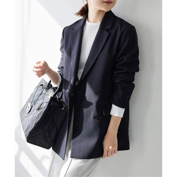 ZOZO問い合わせ番号:101285473ショップ:IENA，イエナブランド:SLOBE IENA，スローブイエナ商品名:《セットアップ対応可/追加2》ウォッシャブルツイルダブルジャケットカテゴリ:ジャケット/アウター>テーラードジャ...