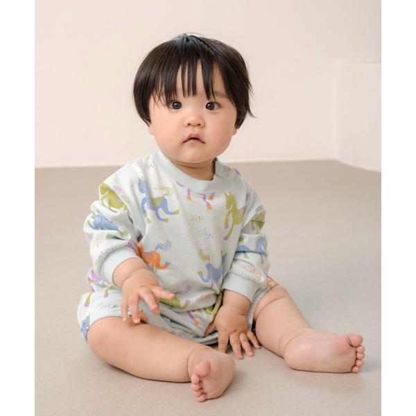 ※このアイテムは返品・交換対象外商品です。ZOZO問い合わせ番号:101285856ショップ:MAKE YOUR DAY，メイクユアデイブランド:MAKE YOUR DAY，メイクユアデイ商品名:カラフルポニー総柄長袖ロンパスカテゴリ:ママ...