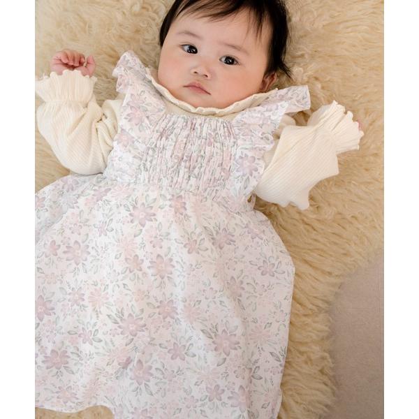 ※このアイテムは返品・交換対象外商品です。ZOZO問い合わせ番号:101285870ショップ:MAKE YOUR DAY，メイクユアデイブランド:MAKE YOUR DAY，メイクユアデイ商品名:水彩花柄ベビージャンスカカテゴリ:ママ＆ベビ...