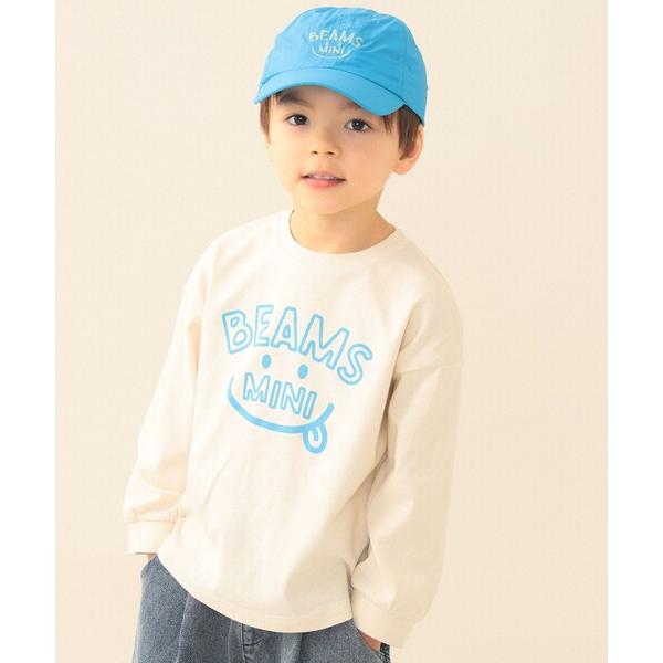 ZOZO問い合わせ番号:101317714ショップ:BEAMS HEART，ビームスハートブランド:BEAMS mini，ビームスミニ商品名:スマイル ビッグ ロングスリーブ Tシャツ 2026SS（90〜150cm）カテゴリ:トップス&g...