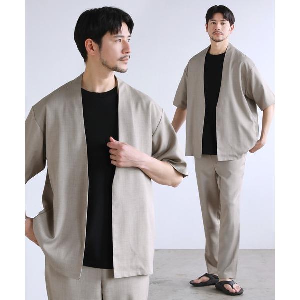 『タイムセール実施中』参考価格：6，930円発売時期：2024年05月コンディション：A（使用感なし）数回使用した程度で使用感が感じられないアイテム参考商品名：【上下2点セット】 接触冷感テックリネンノーカラー半袖カーデ or オープンカラ...