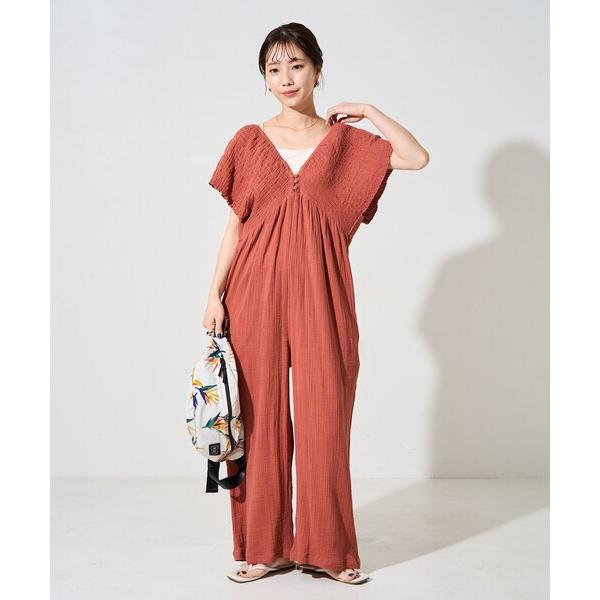 参考価格：7，997円発売時期：2025年02月コンディション：A（使用感なし）数回使用した程度で使用感が感じられないアイテム参考商品名：限定展開　インド ダブルガーゼ シャーリング オールインワン参考品番：1346248900527【商品...