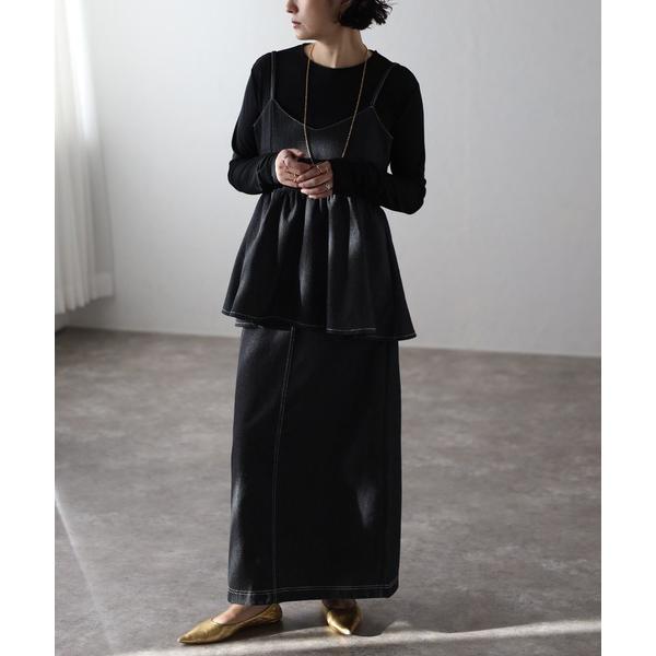 参考価格：8，751円発売時期：2024年01月コンディション：B（目立つ使用感なし）使用感が少ない、または気にならないアイテム全体的：ほつれ、毛玉参考商品名：[SET]デニムキャミビスチェ×ロングデニムスカート参考品番：11-003445...