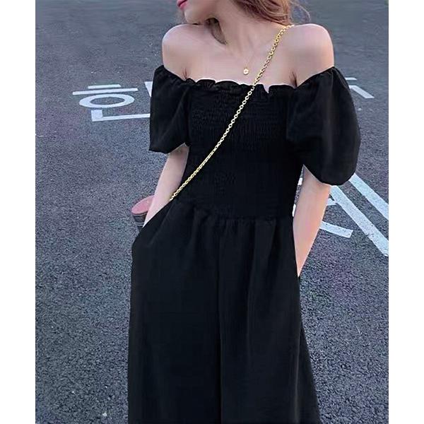 『タイムセール実施中』参考価格：4，950円発売時期：2023年08月コンディション：C（やや使用感あり）使用感があり、やや気になる傷や汚れがあるアイテムすそ周り：毛玉参考商品名：スクエアネックボリュームスリーブオールインワン参考品番：35...