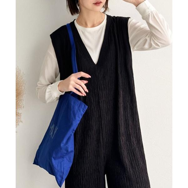 『セール実施中』参考価格：5，999円発売時期：2025年01月コンディション：B（目立つ使用感なし）使用感が少ない、または気にならないアイテム内側・股：毛玉参考商品名：存在感ある凹凸ジャガード☆前後2way裾ドロストサロペット参考品番：c...