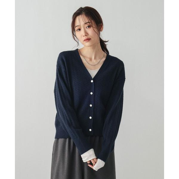『タイムセール実施中』ZOZO問い合わせ番号:101412935ショップ:GLOBAL WORK，グローバルワークブランド:GLOBAL WORK，グローバルワーク商品名:洗えるケーブルVネックカーディガン/608428カテゴリ:トップス&...