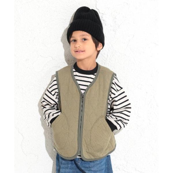 ZOZO問い合わせ番号:101483730ショップ:OCEAN&amp;GROUND，オーシャンアンドグラウンドブランド:Ocean&amp;Ground，オーシャン&amp;グラウンド商品名:ニットキルトノーカラーベストカテゴリ:トップス...