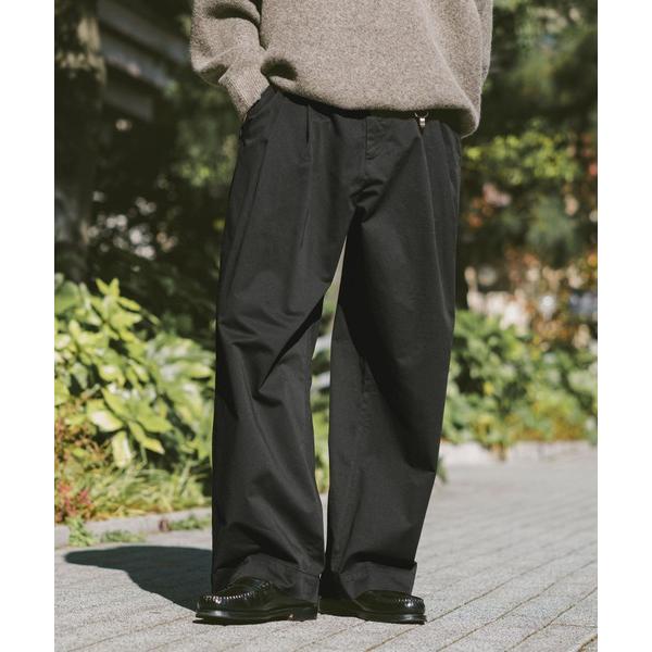 チノパン ２タック/コクーンチノパンツ メンズ