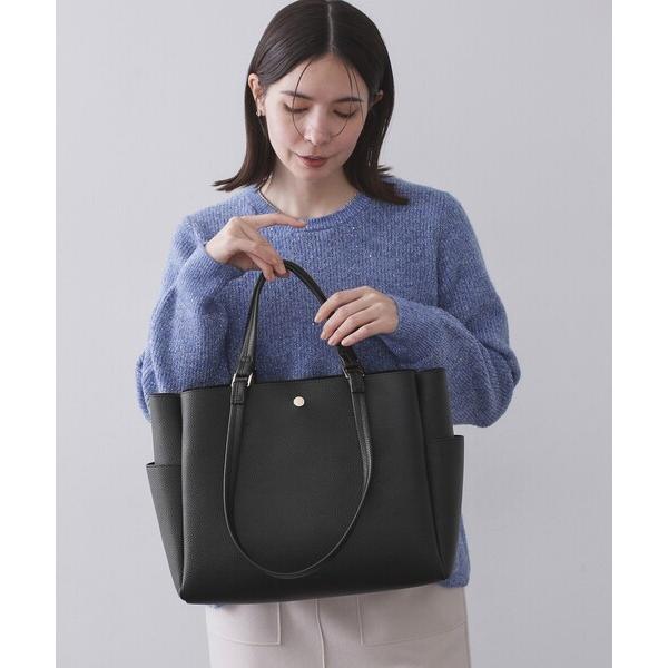 トートバッグ シュリンク合皮大容量トートバッグ「人間工学／軽量／A4サイズ対応／2WAY」 レディース