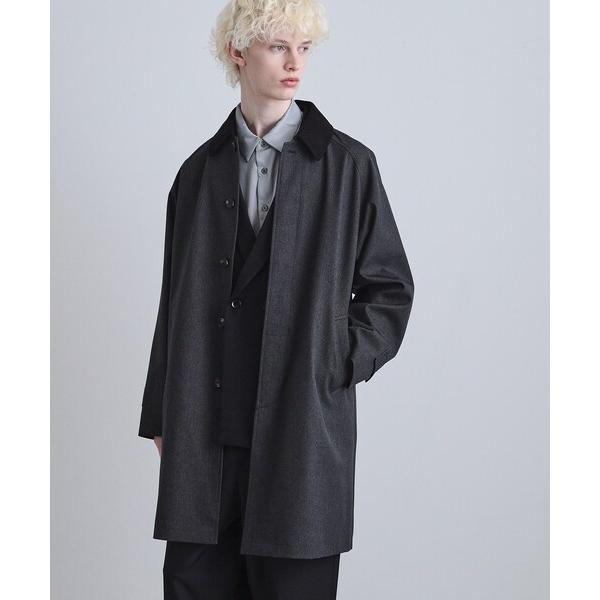 ステンカラーコート コート サキソニーコート メンズ