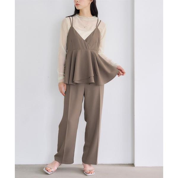 参考価格：7，909円発売時期：2024年08月コンディション：C（やや使用感あり）使用感があり、やや気になる傷や汚れがあるアイテム全体的：保管上のにおいがします。参考商品名：ペプラムキャミソールオールインワン参考品番：AEXP4108【商...