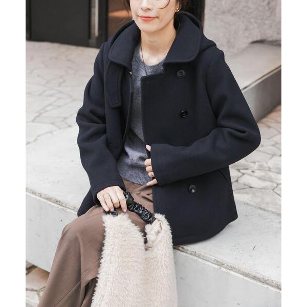 ZOZO問い合わせ番号:101562153ショップ:URBAN RESEARCH DOORS，アーバン リサーチ ドアーズブランド:URBAN RESEARCH DOORS，アーバンリサーチドアーズ商品名:ショールカラー2WAYショートコー...