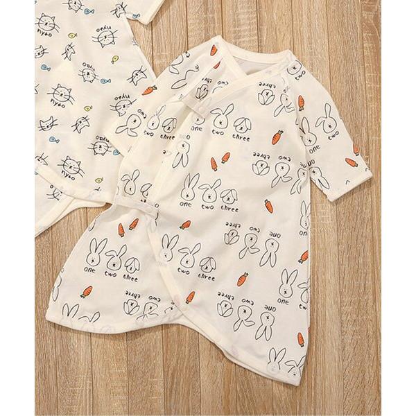 ※このアイテムは返品・交換対象外商品です。ZOZO問い合わせ番号:101562816ショップ:F.O.Online Store，エフオーオンラインストアブランド:BREEZE，ブリーズ商品名:ねこ・うさぎガーゼコンビ肌着カテゴリ:ママ＆ベビ...