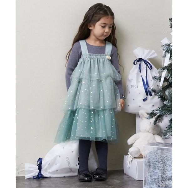 ZOZO問い合わせ番号:101604501ショップ:petit main，プティマインブランド:petit main，プティマイン商品名:チュールフリルワンピースカテゴリ:ワンピース/ドレス>ワンピースブランド品番:9654611素材...