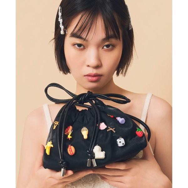 ショルダーバッグ バッグ Casselini(キャセリーニ)チャーム付きショルダーバッグ レディース