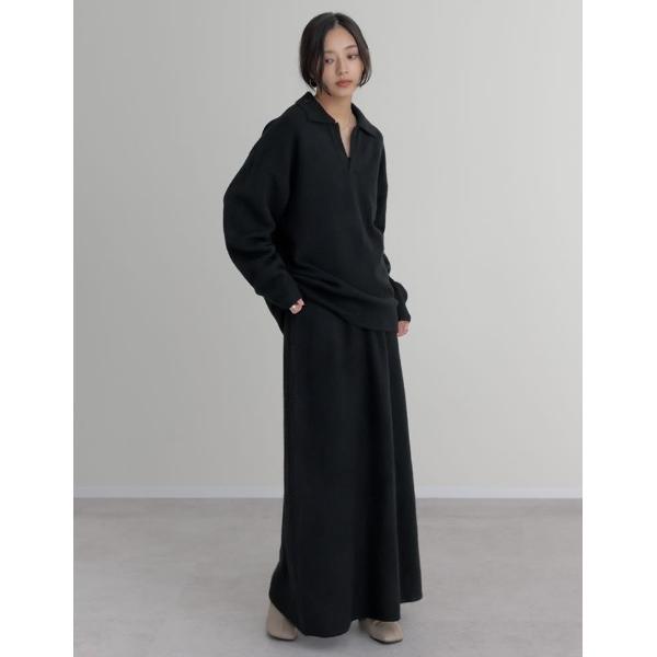 ZOZO問い合わせ番号:101658315ショップ:Re:EDIT，リエディブランド:Re:EDIT，リエディ商品名:[2点セット][セットアップ][低身長サイズ有]カシミヤタッチスキッパーニットトップス×スカートカテゴリ:ジャケット/アウ...