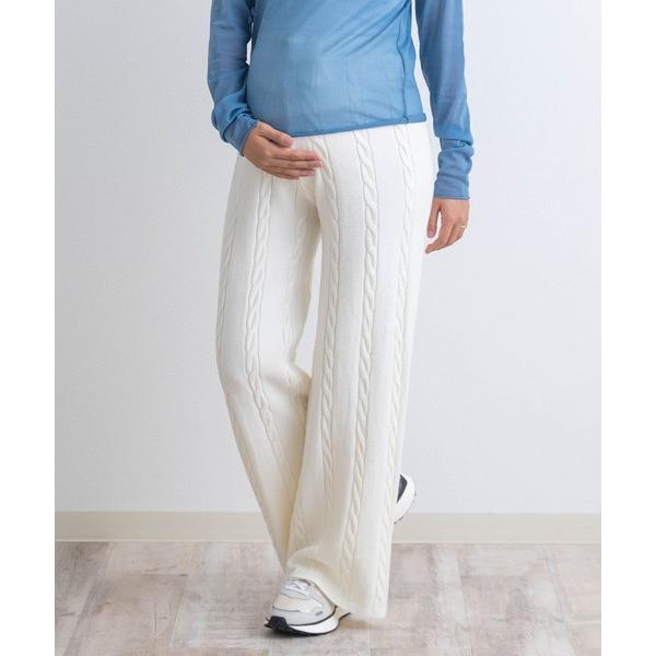 『セール実施中』ZOZO問い合わせ番号:101658584ショップ:Sweet Mommy，スウィートマミーブランド:SweetMommy，スウィートマミー商品名:ケーブル編み ニットパンツ [マタニティ 産前産後]カテゴリ:ママ＆ベビー&...