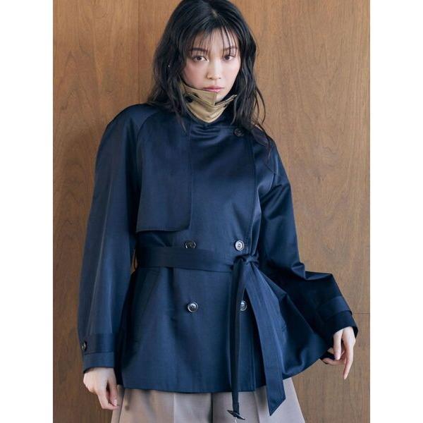 トレンチコート コート ミディアムトレンチコート 春服 レディース