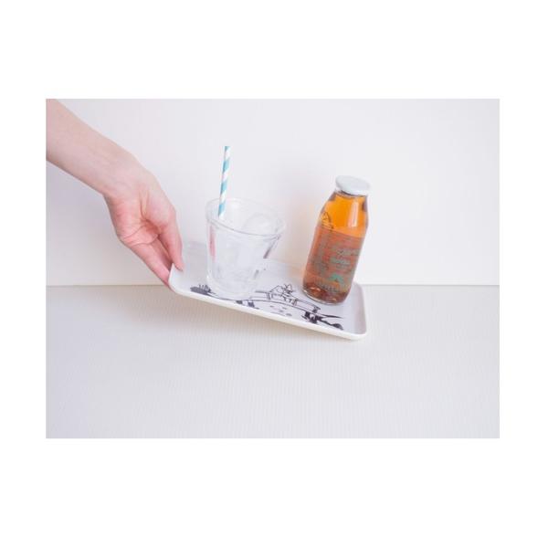 ZOZO問い合わせ番号:101692285ショップ:hopely，ホープリーブランド:MOOMIN，ムーミン，SPECIAL PRODUCT DESIGN，スペシャルプロダクトデザイン商品名:ムーミン すべりにくいトレイＳ 橋の上のムーミン...