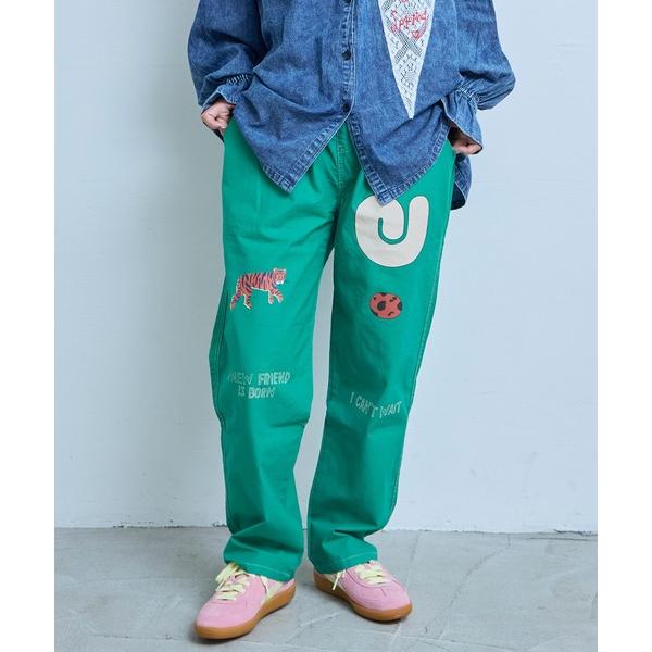 チノパン ツイルプリントパンツ/おとな レディース