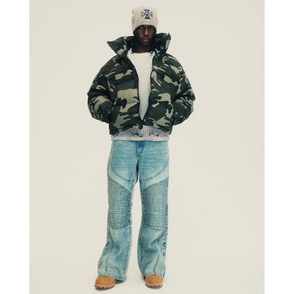 ダウンジャケット ダウン CAMO DOWN JACKET メンズ