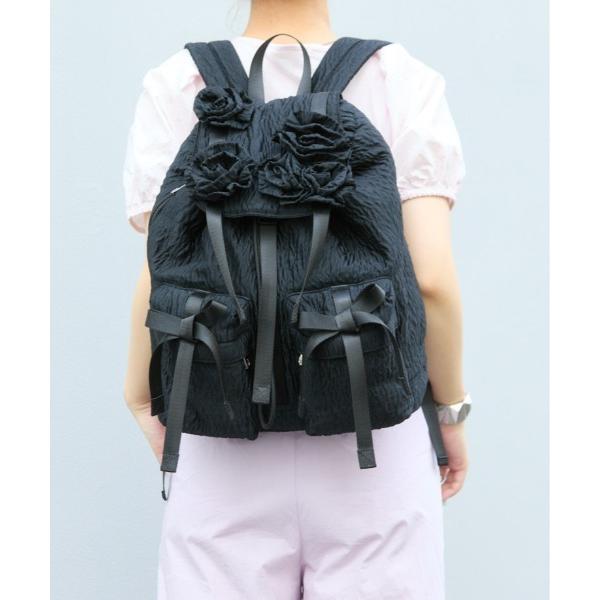 デイバック リュック Casselini(キャセリーニ)バラモチーフバックパック レディース