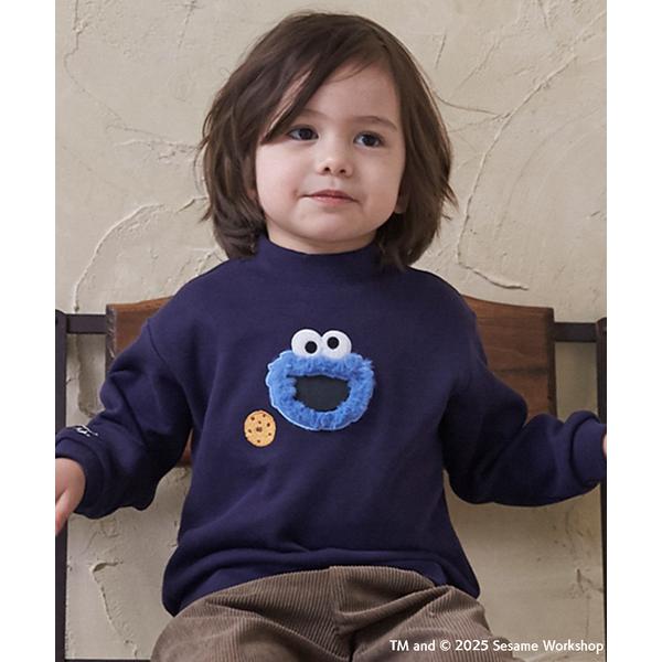 ZOZO問い合わせ番号:101724986ショップ:petit main，プティマインブランド:petit main，プティマイン商品名:【SESAME STREET】モチーフトレーナーカテゴリ:トップス>スウェットブランド品番:95...