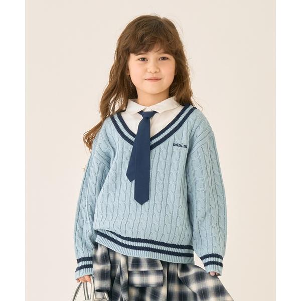 ZOZO問い合わせ番号:101724992ショップ:petit main，プティマインブランド:minimal，ミニマル商品名:【家庭洗濯可】レイヤードニットカテゴリ:トップス>ニット/セーターブランド品番:4354262素材:本体：...