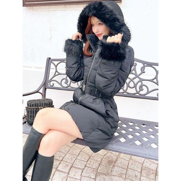 ZOZO問い合わせ番号:101760479ショップ:RESEXXY，リゼクシーブランド:RESEXXY，リゼクシー商品名:【追加生産分】フード付きダウンコートカテゴリ:ジャケット/アウター>その他アウターブランド品番:15261002...