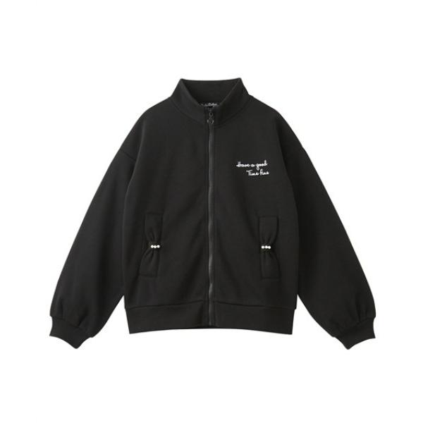 『タイムセール実施中』ZOZO問い合わせ番号:101762288ショップ:nissen，ニッセンブランド:QUNTSTYLE，キュントスタイル商品名:裏起毛胸刺しゅうスタンド衿ブルゾンカテゴリ:ジャケット/アウター>ブルゾンブランド品...