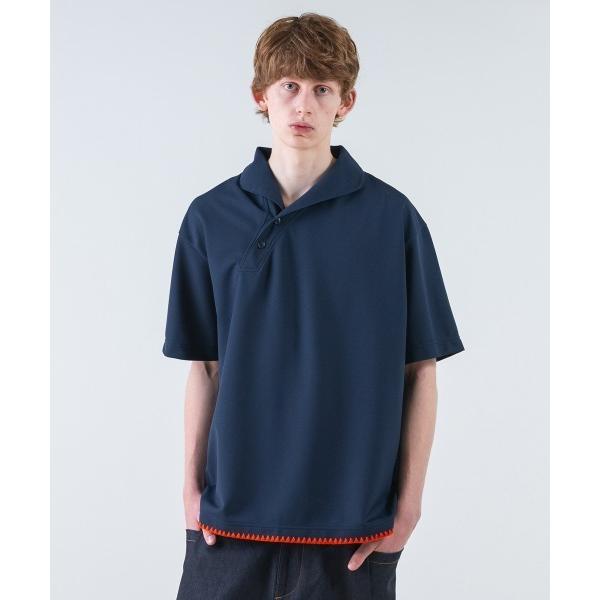 tシャツ rehacer : Asymmetry Collar  Polo  / アシンメトリーカラー ポロ メンズ レディース