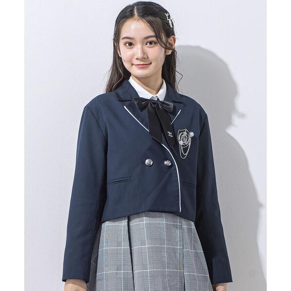テーラードジャケット アウター 卒業式 「 ニコプチ 掲載 」短丈ジャケット(140~160cm) キッズ 子供服 女の子