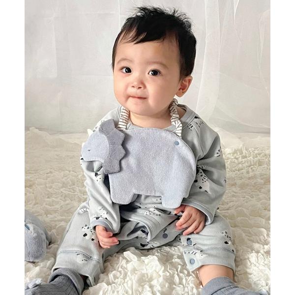 ※このアイテムは返品・交換対象外商品です。ZOZO問い合わせ番号:101798052ショップ:DADWAY，ダッドウェイブランド:DADWAY，ダッドウェイ商品名:mocmof 恐竜スタイカテゴリ:ママ＆ベビー>スタイ/よだれかけブラ...