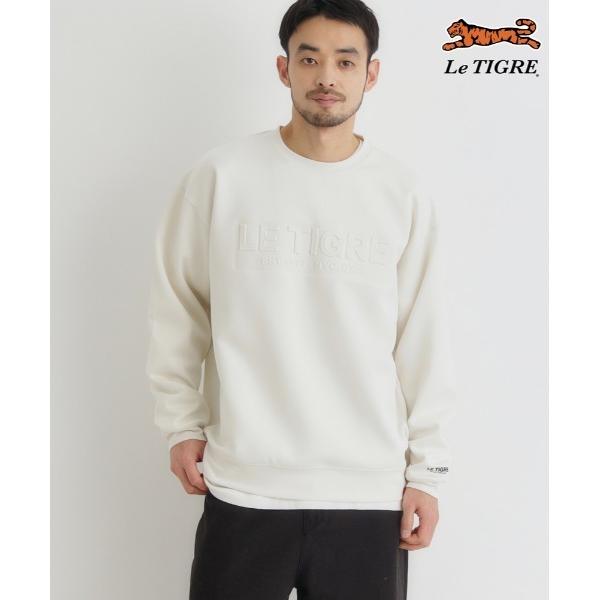 トレーナー スウェット 「Le TIGRE」ダンボールロゴプルオーバー (リラックス/カジュアル/存在感/暖か) メンズ レディース