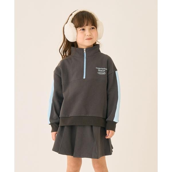 『セール実施中』ZOZO問い合わせ番号:101862963ショップ:petit main，プティマインブランド:minimal，ミニマル商品名:【裏起毛】【綿100】ハーフジップセットアップカテゴリ:ジャケット/アウター>セットアップ...