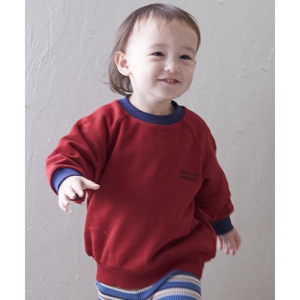 ZOZO問い合わせ番号:101862967ショップ:petit main，プティマインブランド:petit main，プティマイン商品名:【GOODPRICE】裏起毛衿配色トレーナーカテゴリ:トップス>スウェットブランド品番:9554...