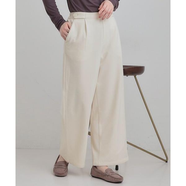 『タイムセール実施中』ZOZO問い合わせ番号:101895722ショップ:SHOO・LA・RUE，シューラルーブランド:SHOO・LA・RUE，シューラルー商品名:【洗濯機可/S-LL】あったか裏起毛ワイドパンツカテゴリ:パンツ>その...