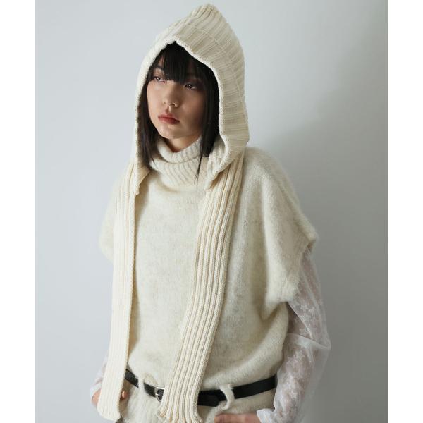 『タイムセール実施中』ZOZO問い合わせ番号:101928728ショップ:Ulysses，ユリシスブランド:Ulysses，ユリシス商品名:フード付きマフラーカテゴリ:帽子>ニットキャップ/ビーニーブランド品番:DDS25W119素材...