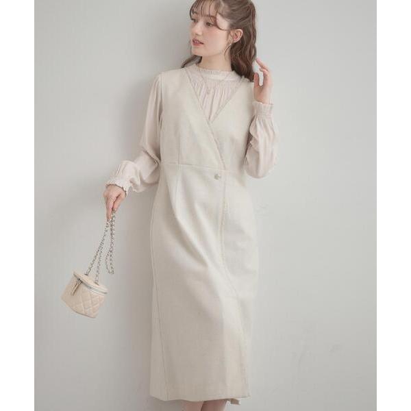 ZOZO問い合わせ番号:101930630ショップ:Couture brooch，クチュールブローチブランド:couture brooch，クチュールブローチ商品名:【ハレの日・通勤】フリンジツイードジャンスカカテゴリ:スカート>スカ...