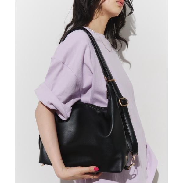 トートバッグ 2wayフェイクレザートート「select item」 レディース
