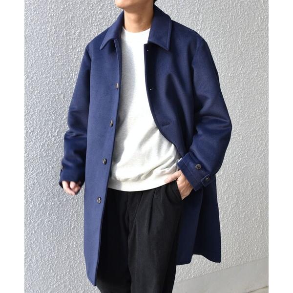 ステンカラーコート コート SHIPS any: ウォーム メルトン ステンカラー コート メンズ