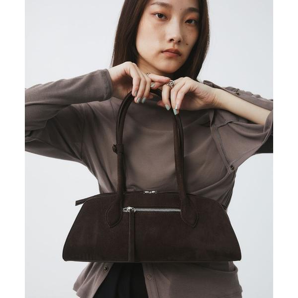 ショルダーバッグ バッグ Vegan Leather Shoulder Bag｜秋服/ショルダーバッグ/横長バッグ/ハンドバッグ/ヴィーガンレザー/スエード/秋冬/秋小物 レディース